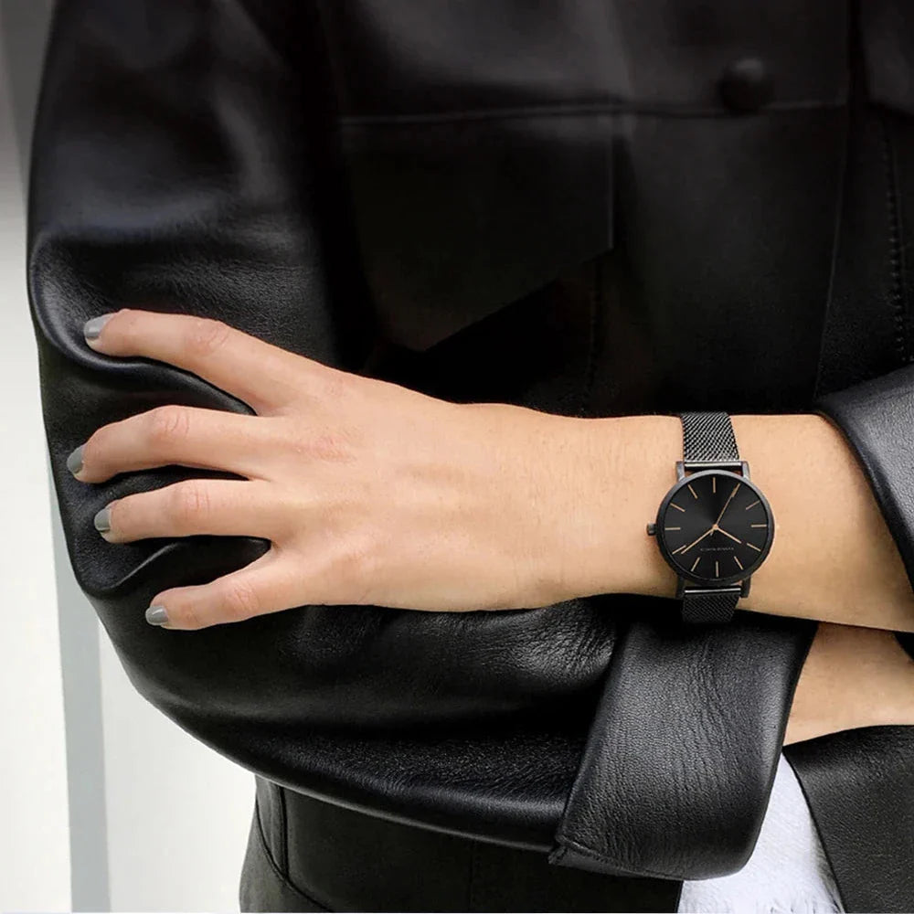 Rose Gold Luxury Quartz Watch